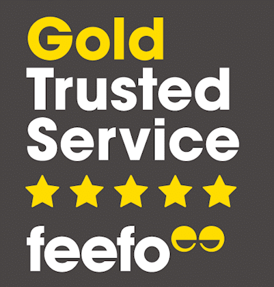 Feefo Gold Trusted Service